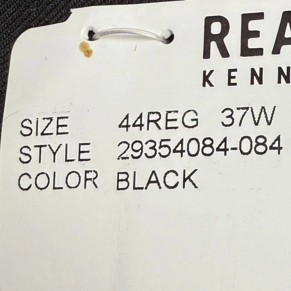 KENNETH COLE‎ Men’s NEW Reaction Ready Flex Suit Jacket Black | Size 44R 37W